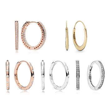 

925 Sterling Silver Stud Earring For Women Round Shape Surround Heart Crystal 925 Earring For Birthday Party Jewelry