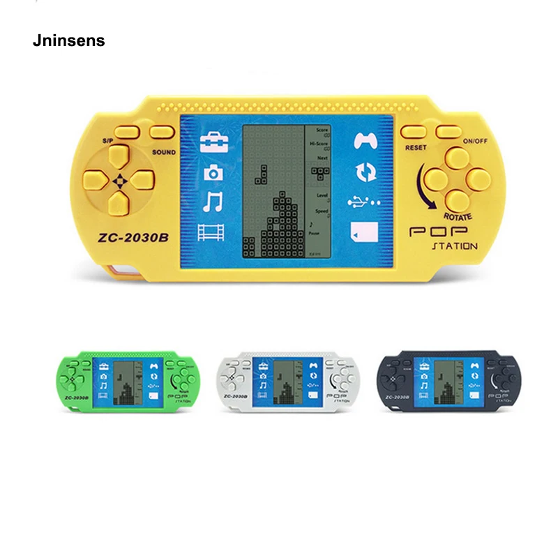 Handheld Game Players Console Tetris Electronic-Games Retro Clasic Kids Childhood 