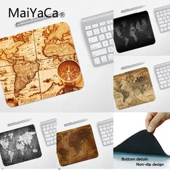 

MaiYaCa World Map Customized laptop Gaming mouse pad Rubber PC Computer Gaming mouse pad Gaming Mouse Pad
