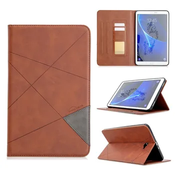 

Cover For Samsung Galaxy Tab A6 Case 10.1 2016 SM-T580 T580N T585 T585C Tablet Case Luxury Business Smart Stand Leather