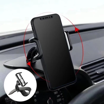 

Universal Car Bracket 360 Degree Rotation Car Auto Dashboard Mobile Phone Stand Holder Clip suporte celular carro phone holder