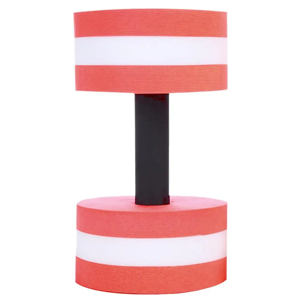 EVA Floating Dumbbell Fitness DIY Water Foam Swimming Pool Water Weight Aerobics Automatic Float Aquatics Barbell For Yoga