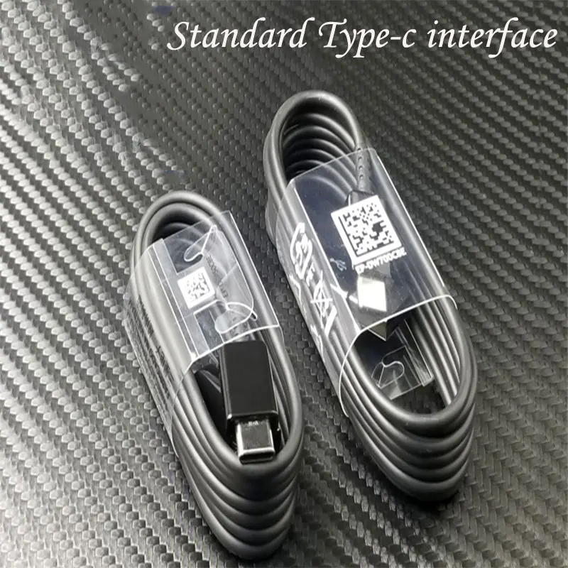 Usb type C оригинальный кабель для быстрой зарядки samsung Galaxy S10 S8 S9 Plus A3 A5 A7 2017 Note 8 9 или