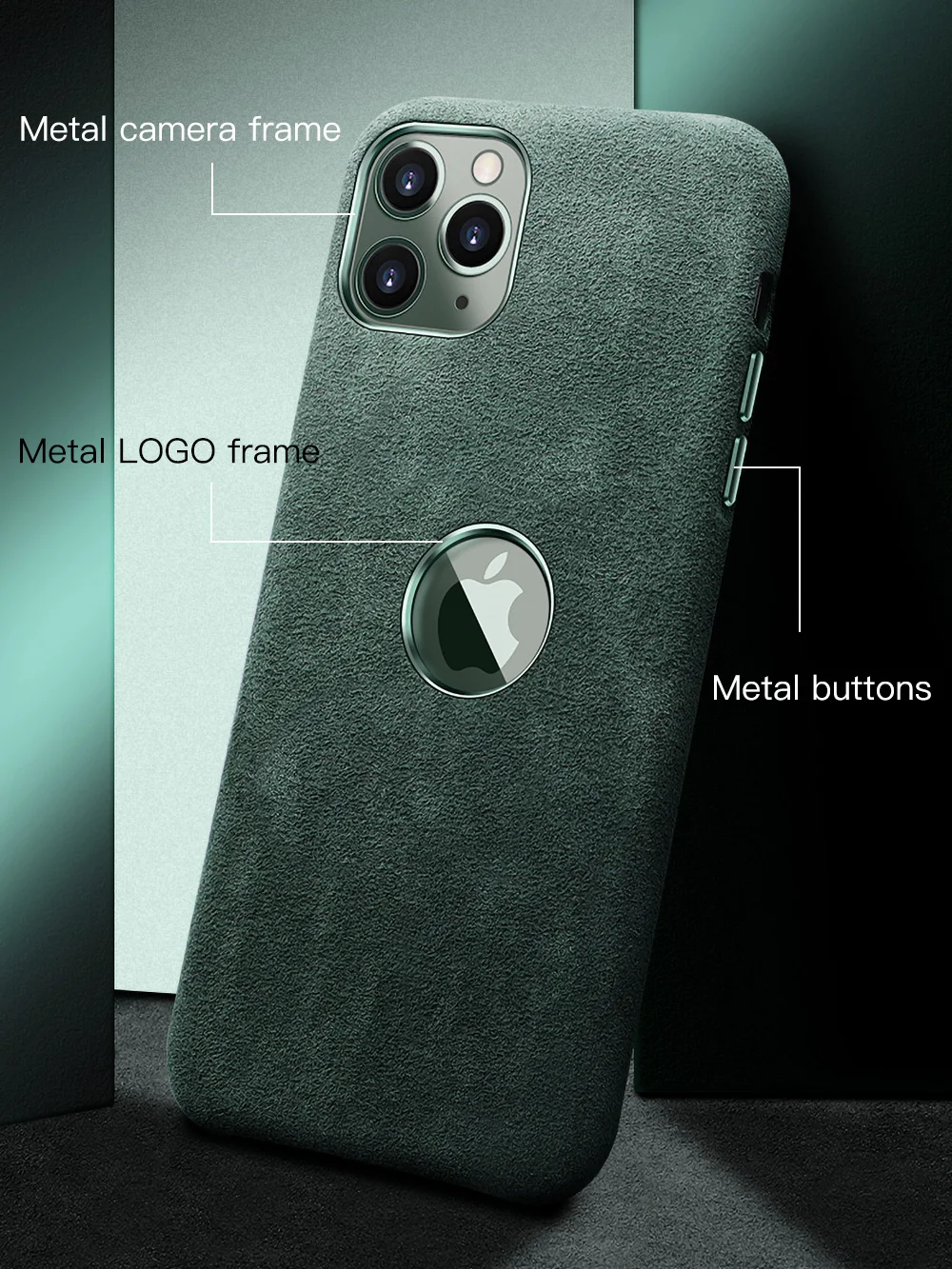 YMW итальянский чехол Alcantara для iPhone 11 Pro Max модные роскошные чехлы из искусственной