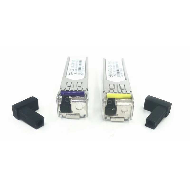 LC SFP волоконно-оптический модуль 1,25G LC 20/40/60/80/100 км 1310/1490/1550nm одиночный волоконный SFP оптический модульный приемопередатчик для ONU OLT