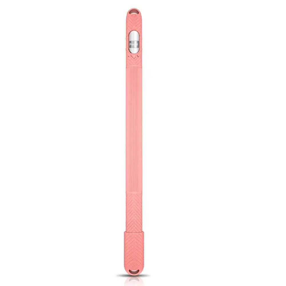 Розовый Мягкий силиконовый чехол для Apple Pencil 1st, Чехол для iPad Pro 9,7/10,5/12,9 для планшета, стилус, защитный чехол-держатель - Цвета: Розовый