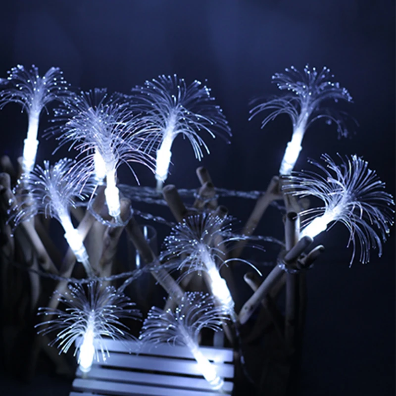 LED String Lights Fibre Optic Flower Fairy Lights Color Lantern Flowers Garland Christmas Light Wedding Holiday Decor 2 (3)