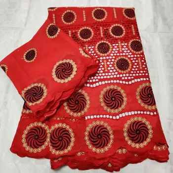 

7yard Swiss lace fabric 2020 latest heavy beaded embroidery African cotton fabrics Swiss voile lace popular Dubai style