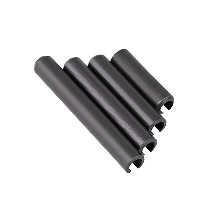 M2 M2.5 Black Carbon Steel Spring Tension Pins Split Dowel Sellock Roll Pin 