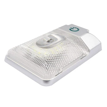 

24 Led Rv Ceiling Dome Lights Single Interior Light with Press Switch Fixtures for Trailer Camper van Rv Boat