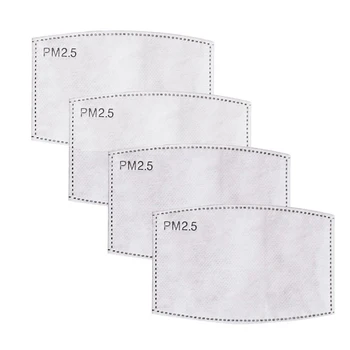 

4pcs/10pcs/Lot PM2.5 Filter Paper Anti Haze Mouth Anti Dust Mask Five-layer Filtration For Adults and Children Fast Delivery