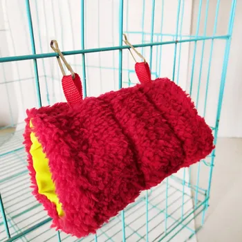 

Squirrel Rat Swing Hammock Small Animal Hanging Cave Nest Cages Hedgehog Soft Warm Tunnel Cavia Guinea Pig Hamster Bed