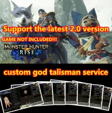 Monster Hunter Rise Mod Save File Modify Digital Things Only Not Game Card God Talisman Custom Unlock All Materials Money Items
