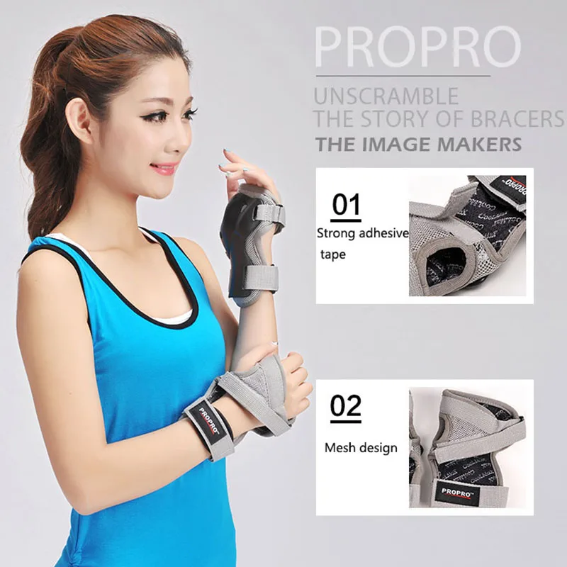 Propro Support Palm Pads Protector For Inline Skating Ski Snowboard Roller Gear Protection Men Women Protector Wrist