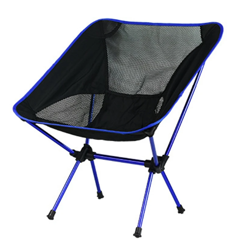 Outdoor Moon Beach Chair Portable Folding Chair Ultra Light Aluminum Fishing Chair Camping Folding 