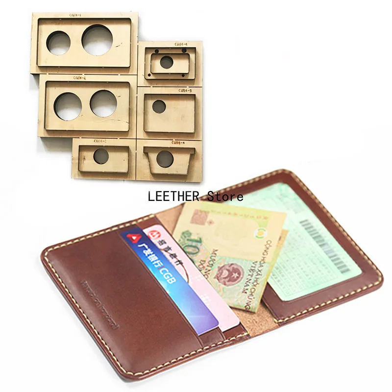 New Japan Steel Blade Rule Die Cut Punch Wallet card bag Cutting Mold Wood Dies for Leather Cutter Crafts |