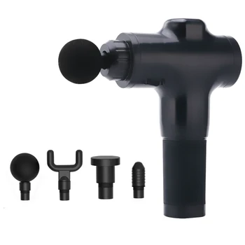 

Muscle Massage Gun Sport Therapy Massager Body Relaxation Pain Relief Slimming Shaping Massager 4 Heads