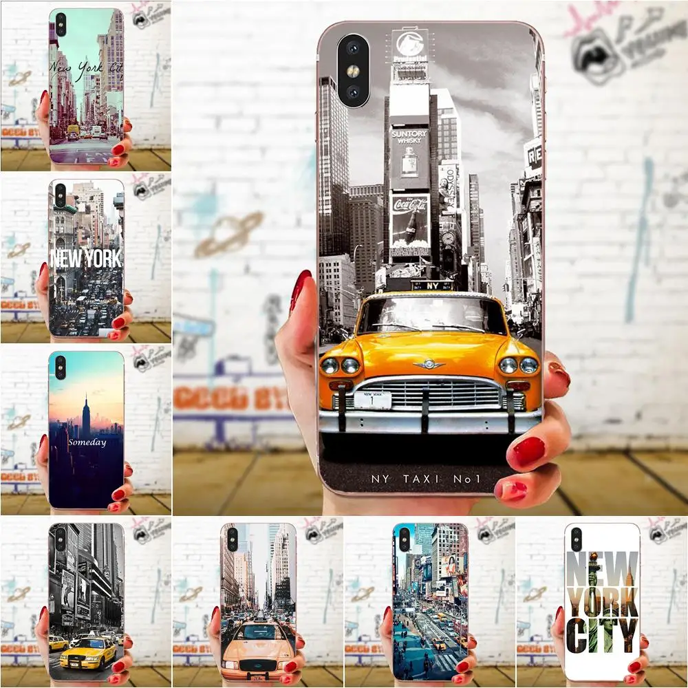Нью Йорк Таймс сквер такси для Galaxy Alpha Note 10 Pro A10 A20 A20E A30 A40 A50 A60 A70 A80 A90 M10 M20 M30