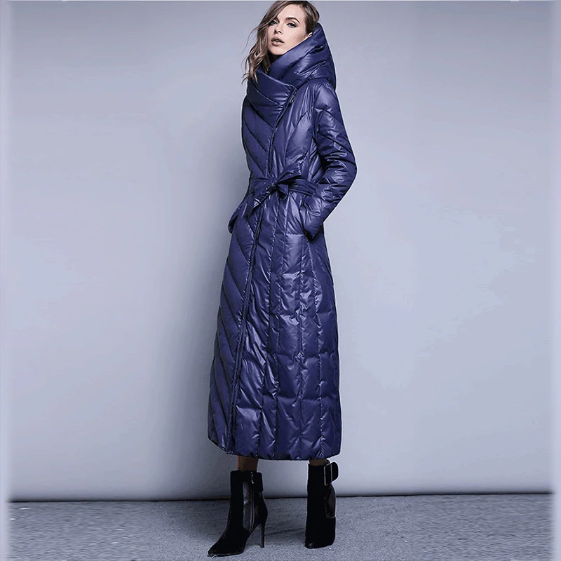 7XL Fashion White Duck Down Jacket Women New Thick Women Winter Bio Down Jackets Hooded Women Parkas Coat shigh quality