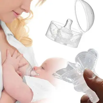 

Silicone Nipple Protectors Breast Milk Feeding Mothers Nipple Shields Protection Cover Breastfeeding Milk Extractor Nipple