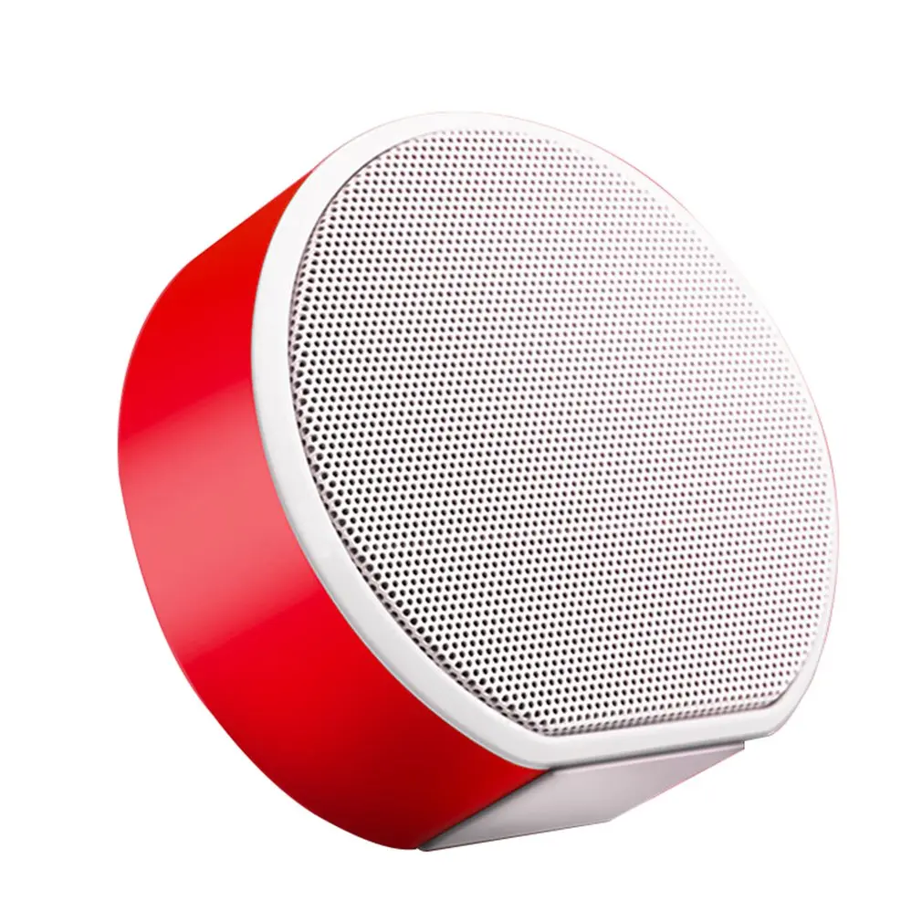 Мини Деревянный Bluetooth динамик портативный открытый беспроводной мини компьютер Bluetooth звуковая коробка поддержка AUX TF карта для iPhone Android - Цвет: Красный