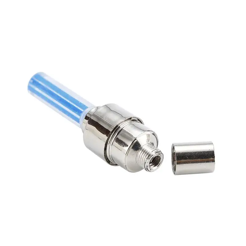 Neon Lights Tyre Wheel Valve Cap Light LED Flash Car Tire Valve Caps Air Cover Tire Rim Valve Wheel Stem Cap Bike Light