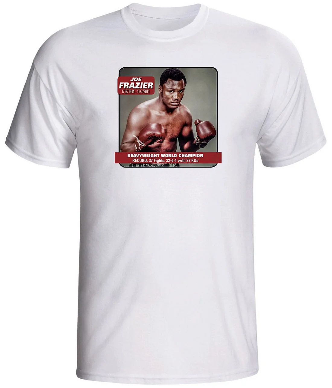 Joe Frazier Топы Футболка бокс футболка с Али 2xl 3xl 4xl 5xl |