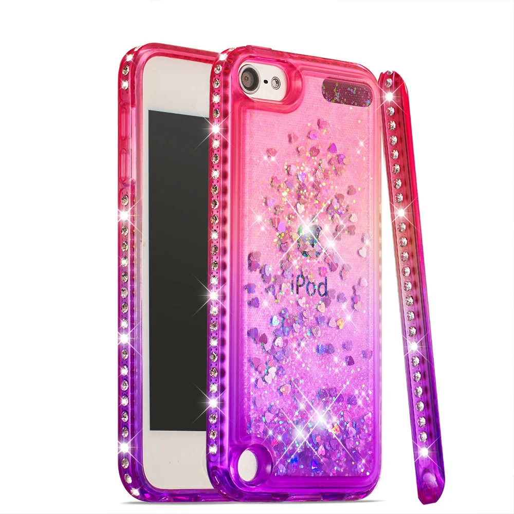 Для Apple iPod Touch 7 6 5 силиконовый чехол с кольцом держателем ТПУ бампер для девочек