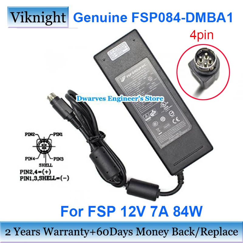 

84W FSP084-DMCA1 FSP AC Adapter Power Supply 12V 7A FSP084-DMBA1 FSP084-DIBAN2 Laptop Charger 4PIN