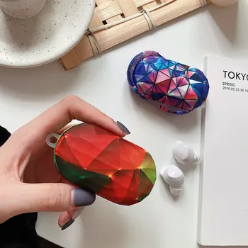

marble Non-slip Case For Samsung Galaxy Buds + Buds Plus Cases Luxury colorful headset Case for Galaxy Buds Hard Korea 2020