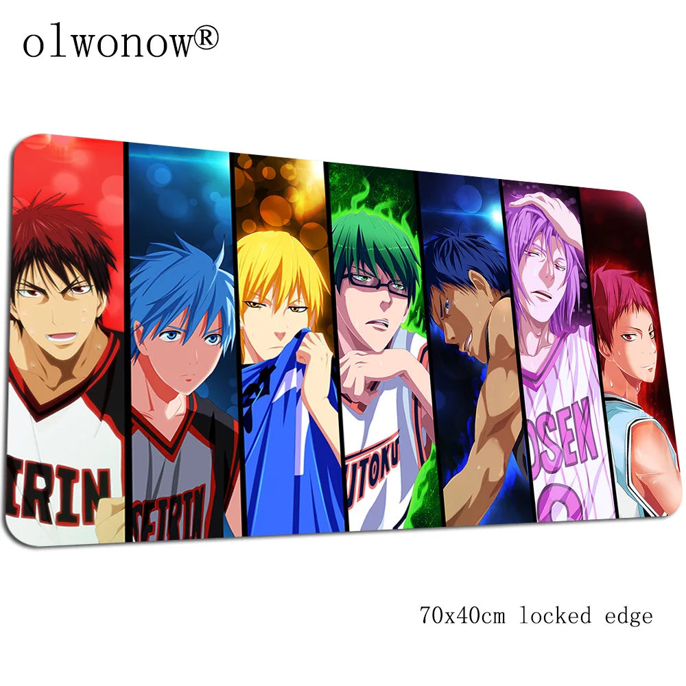 Kuroko's Basketball коврик для мыши 700x400x3 мм объемный рисунок игровой коврик для геймера игровая компьютерная клавиатура со встроенной мышью домашние игровые коврики - Цвет: Size 700x400x3mm