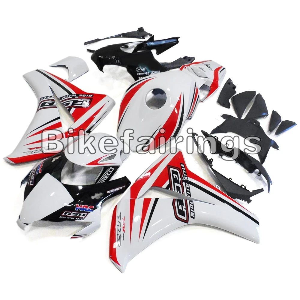 Корпуса для Honda 2008 2009 2010 2011 CBR1000RR полный комплект покрытий пластик ABS инъекции красный белый черный обтекатель кузова Aftermarket