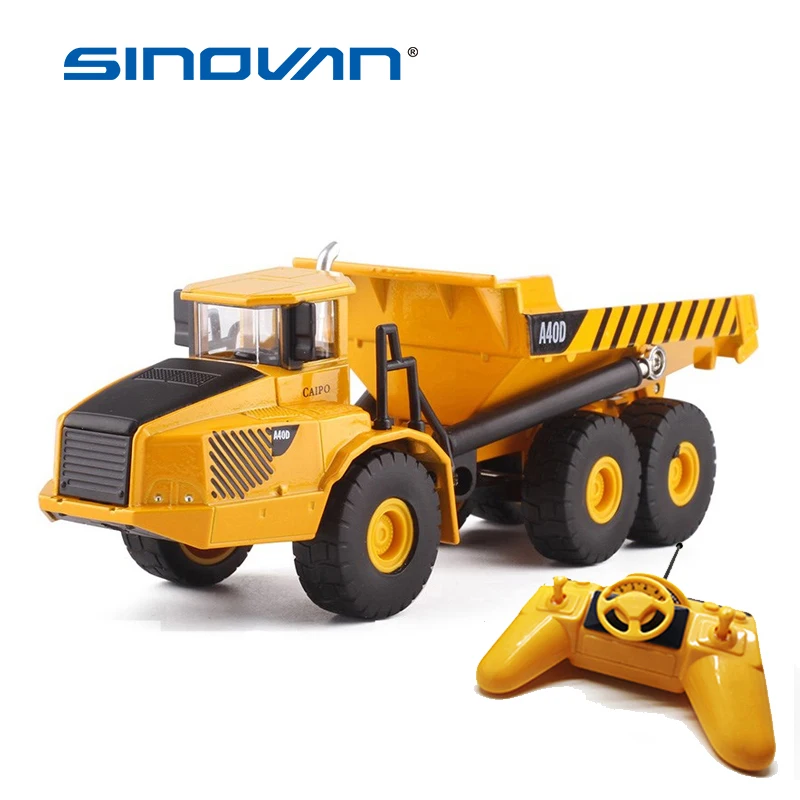 

RC Truck 6CH Remote Control 1:28 Project Tilting Car Big Dump Truck Engineering Vehicles Loaded San Carrier Vehicle Toys Gifts