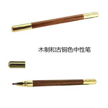 

Gifts ballpoint pen Creative Roller Ball Pen Office School Supplies metal wood Gel pen