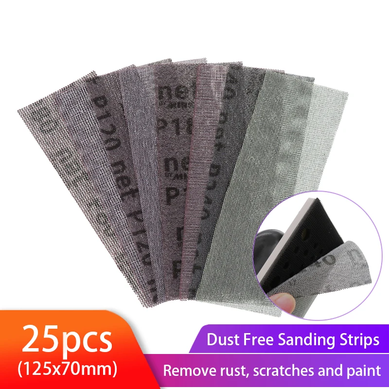 Sanding Mesh Sheets Abrasive Sheet Mesh Sandpaper Sanding Strips