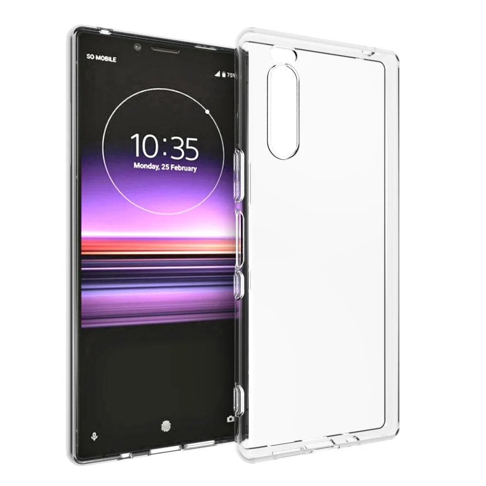 For Sony Xperia 5 Case Heavy Duty Drop Proof Clear Case Amor Cover