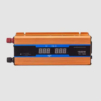 

Dual Display Car Power Inverter Converter Charger Adapter Modified Sine Wave 1600W