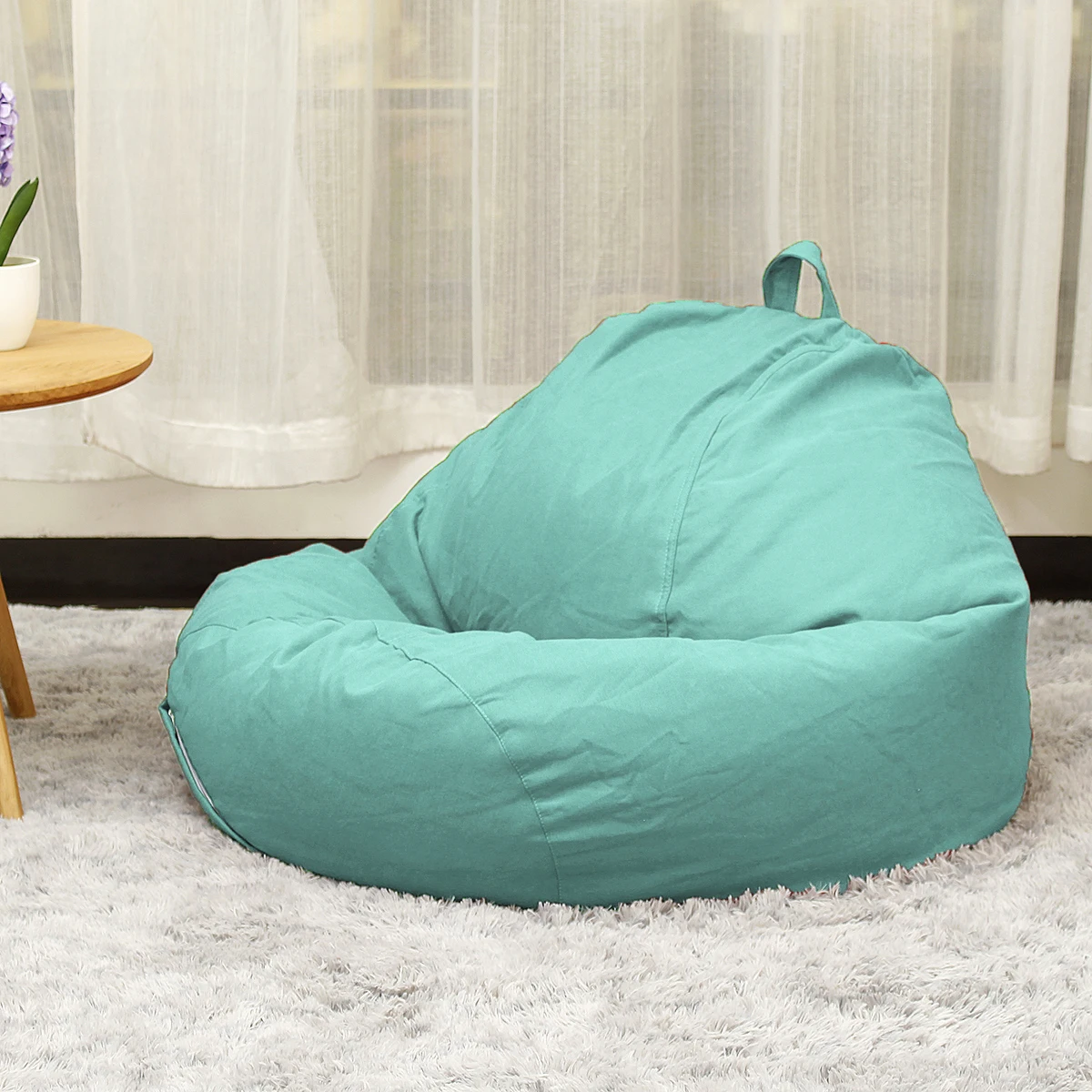 Preise 11 farben 2 Größen Faul Sofas Abdeckung Stühle ohne Füllstoff Leinen Tuch Liege Sitz Sitzsack Hocker Puff Couch Tatami wohnzimmer