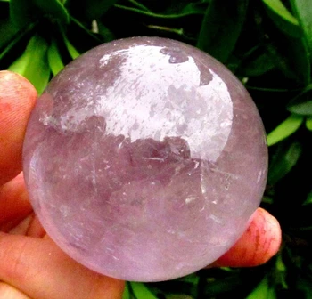 

+++---509+++NATURAL AMETHYST QUARTZ CRYSTAL SPHERE ball Healing