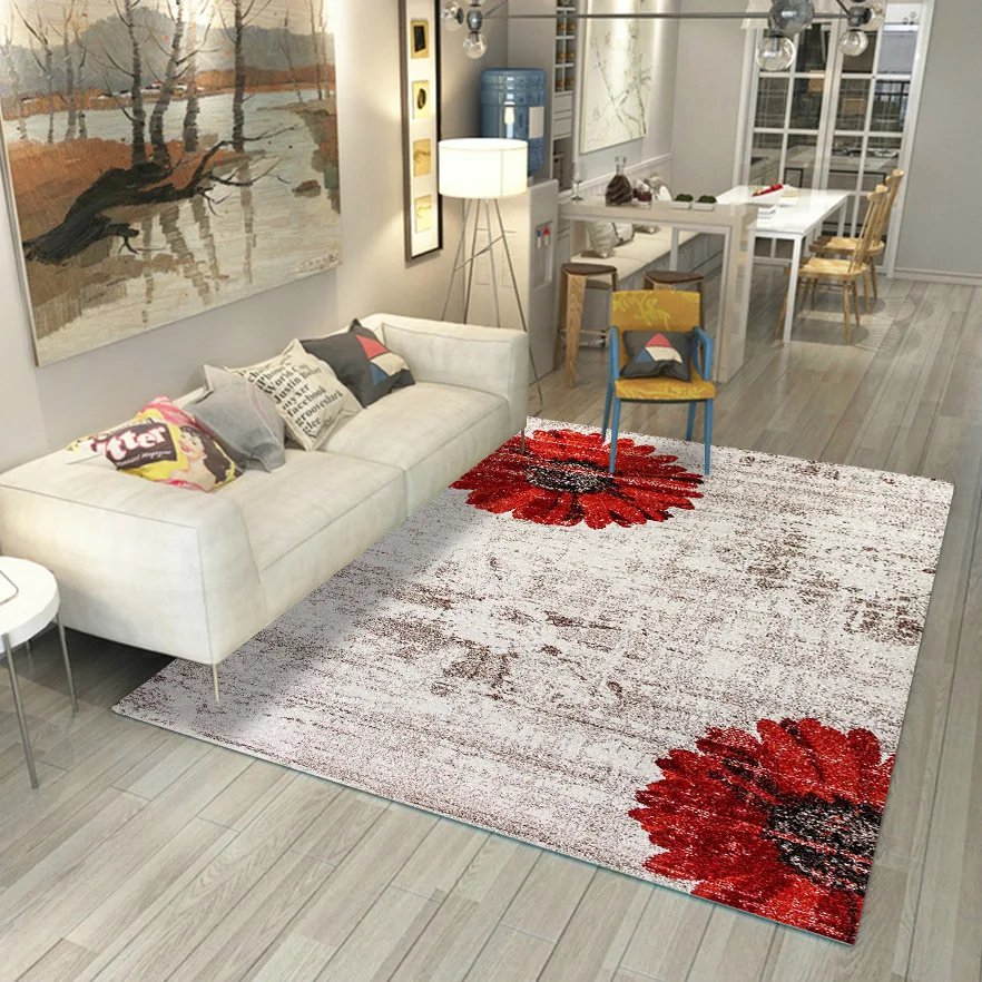 Скандинавские ковры, современный геометрический Коврик для гостиной, спальни, коврики с простым принтом, настраиваемый нескользящий коврик, машинная стирка