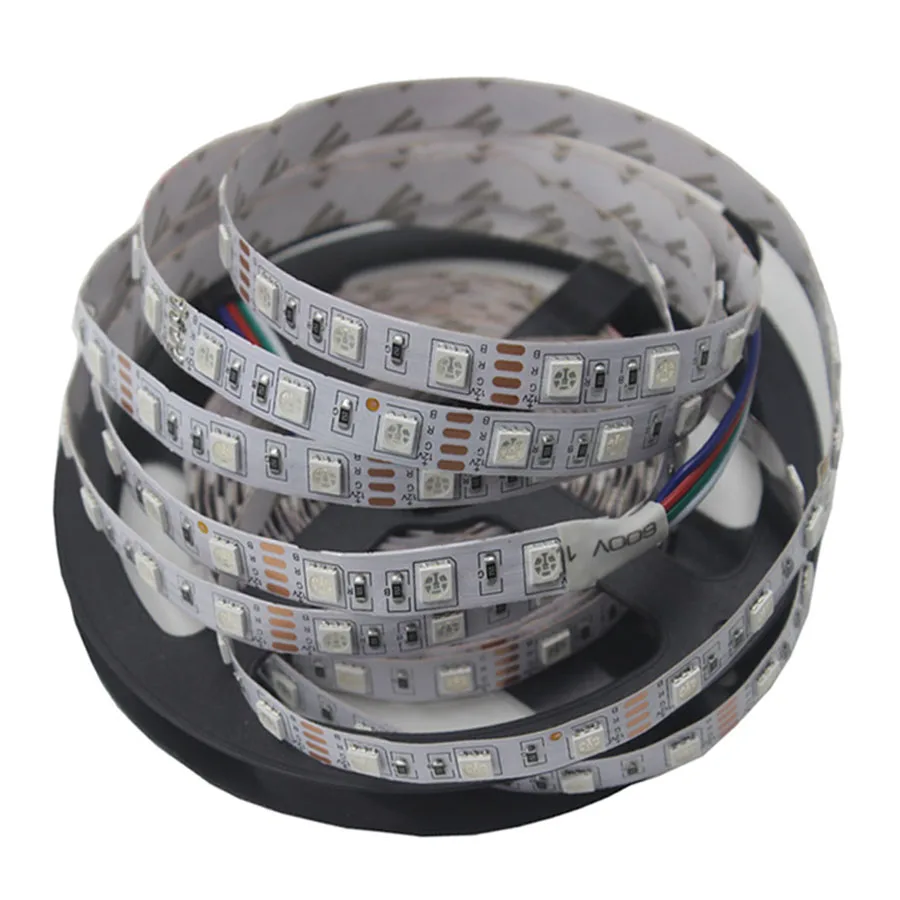 WiFi Светодиодная лента светильник SMD 5050 60 светодиодный 2835 RGB Светодиодная лента e DiodeTape DC12V гибкая светодиодная лента RGB лента диод с WiFi контроллером