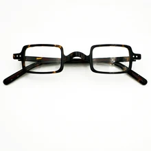 Ацетатные очки, квадратные очки для взрослых, очень маленькие линзы, мужские и wo мужские Оптические очки для близорукости по рецепту