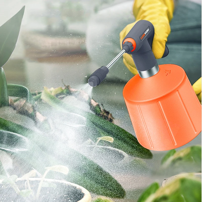 LOMVUM Electric Water Sprayer Mist Garden Plant Tool Watering Can for Flowers Automatic Watering Fogger Hand 2L Machine watering can garden tools water sprayer automatic watering device