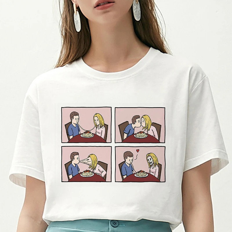 

2020 new Spoof Personality Vogue New Harajuku summer Women Top ClothingMy Depression My Brain My Anxiety Letter Print T-Shirt