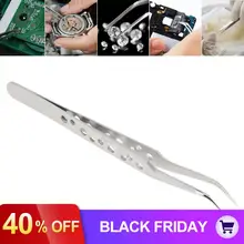 125 мм легкий прецизионный электронный пинцет антистатический Изогнутый наконечник промышленный Пинцет для инструмент для ремонта мобильных телефонов