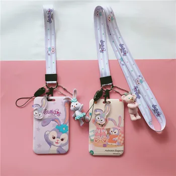 

Lovely cartoon card case, ABS printing card case, pendant Decoration, neck rope and wrist strap.