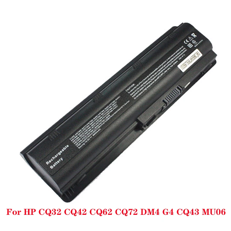4400mAh лаптоп с Батарея MU06 593553 001 аккумулятор большой емкости для hp G62 G72 CQ42 DM4 Тетрадь