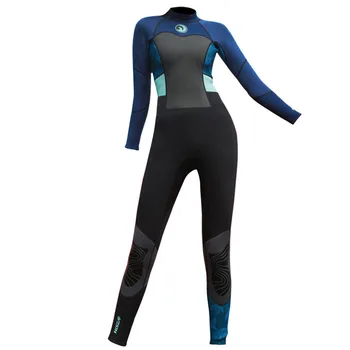 

Women Patchwork 1.5mm Diving Suit Full Body Wetsuit Surf Swimming Jumpsuit Long Sleeve UV Protection Diving Wetsuit Surf Suit #