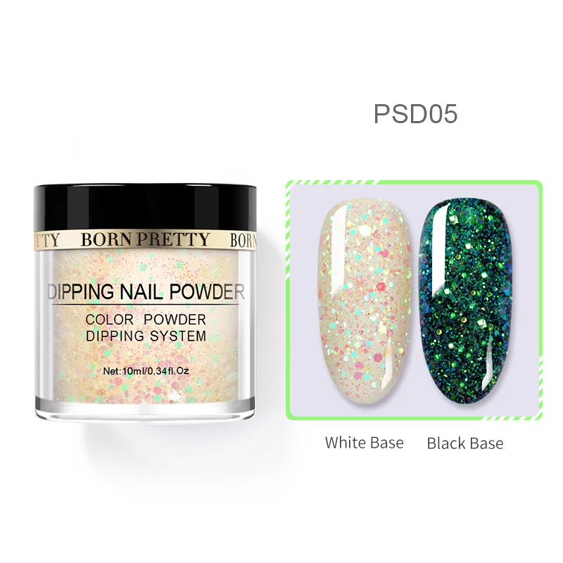 BP-PSD05 BORN PRETTY 10 мл погружающаяся Порошковая голографическая пудра для ногтей естественная сухая резьба Dip лак для ногтей яркая акриловая пудра для ногтей - Цвет: BP-PSD05