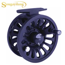 Sougayilang ASB пластиковая 5/6 катушка для ловли нахлыстом, большая беседка, ультра-светильник, водонепроницаемое колесо для ловли пресной воды, речной поток
